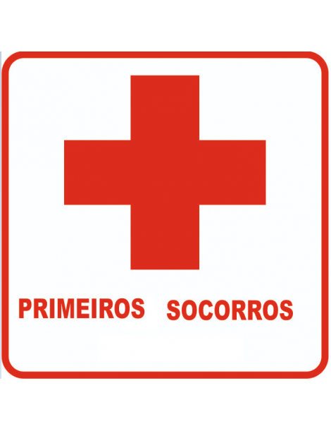 PLACAS PRIMEIROS SOCORROS 20X15 PVC FOTOLUMENESCENTE