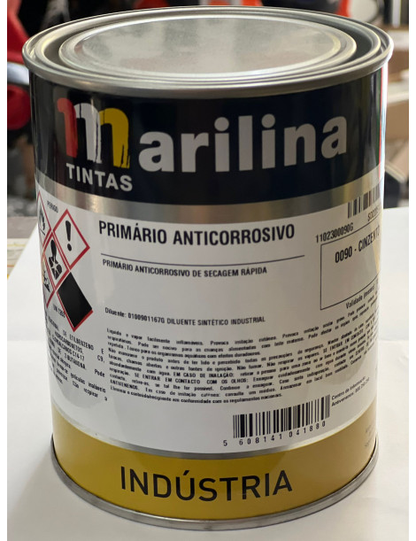 PRIMARIOS ANTICORROSIVO 1LT CINZENTO MARILINA