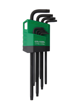 JOGO CHAVE TORX LONGA TX-9 -TX-40  8PCS. CETAFORM 