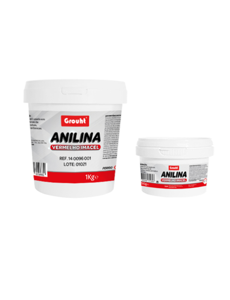 ANILINA FRASCO 250GRS VERMELHO