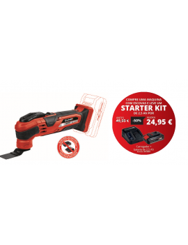 DECAPADORES MULTIFUNÇÕES TE-MG 18 LI REF:4465160 + STARTER KIT 2.5AH REF:4512097 EINHELL