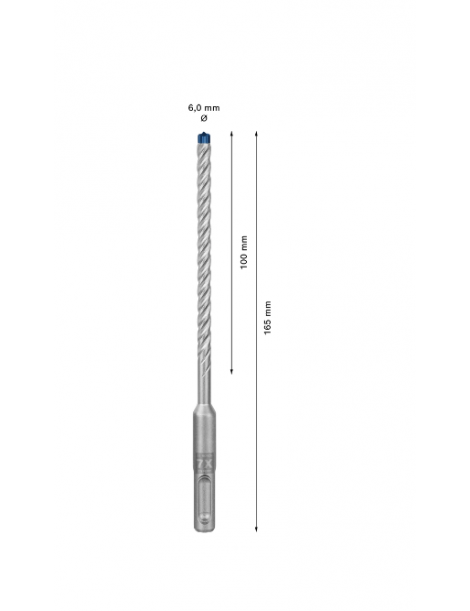 BROCA SDS PLUS 6X165M 7X(ARMADO) BOSCH