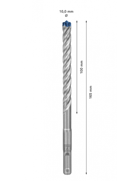 BROCA SDS PLUS 10X165M 7X(ARMADO) BOSCH