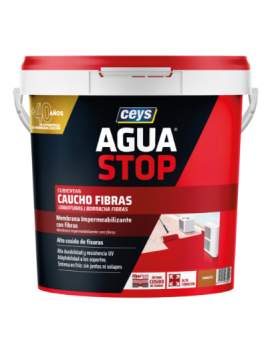 AGUASTOP BORRACHA ACRILICA  5LT FIBRAS CEYS