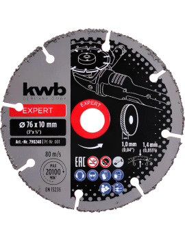 DISCO CORTE MADEIRA 115MM KWB 