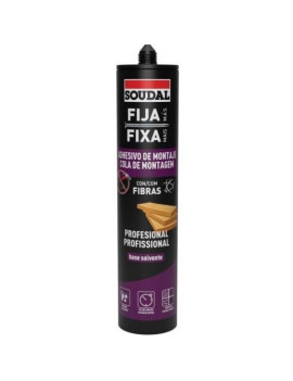 COLA MONTAGEM C/FIBRAS SOUDAL 405G PROFISSIONAL 