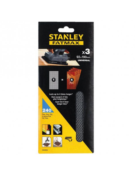 LIXA RETANGULAR 1/2 STANLEY 240