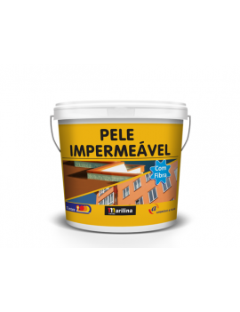 PELE IMPERMEAVEL 1LT BRANCO MEMBRANA C/FIBRAS 