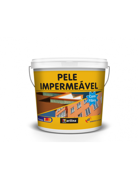 PELE IMPERMEÁVEL 1LT CINZA MEMBRANA C/FIBRAS