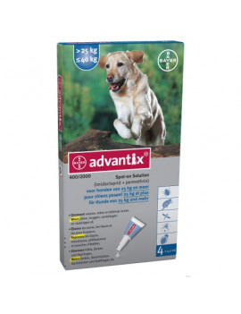 ADVANTIX 400 25KGS 1 Pipeta