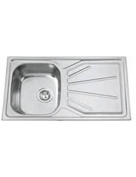 BANCA INOX POL.80 FLAT 80X150 1P.ENC