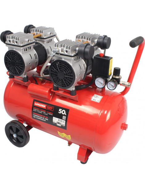 COMPRESSOR DE AR 50LT SILENCIOSO MADER REF.09374