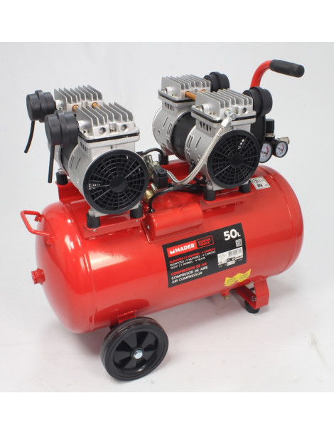 COMPRESSOR DE AR 50LT SILENCIOSO MADER REF.09374