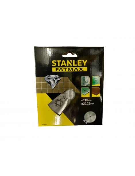 DISCOS DIAMANTE STANLEY 115MM CONTÍNUO LISO (VIDRO; CERÂMICA)