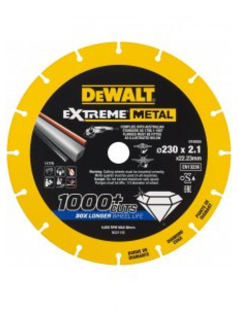 DISCO DIAMANTE EXTREME CORTE METAL 230X1.5MM