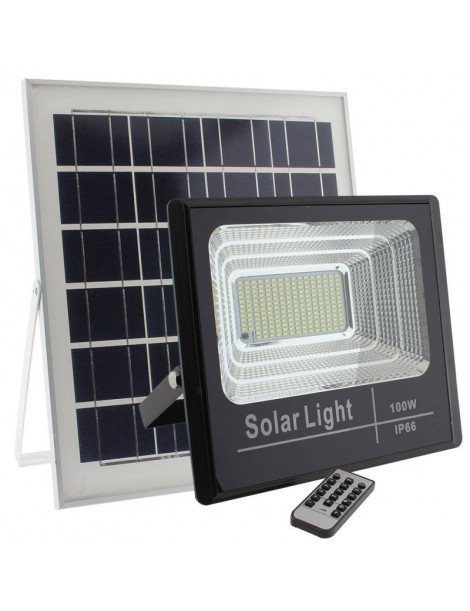 PROJETOR LED PAINEL SOLAR 100W