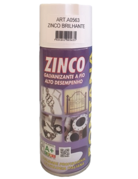 SPRAY ZINCO BRILHANTE CLARO