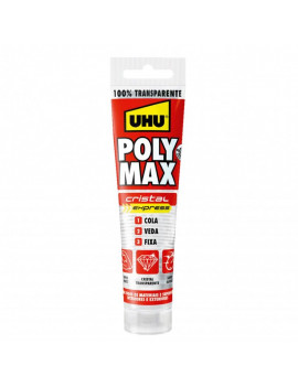 POLYMAX EXPRESS BISNAGA UHU TRANSPARENTE 