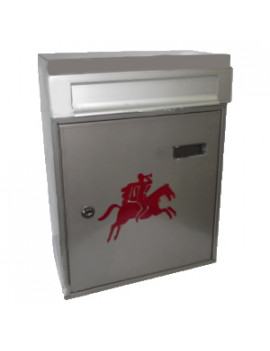 CAIXA CORREIO INOX PORTA FRENTE