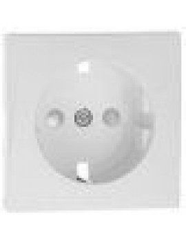 CENTRO SCHUKO C/OBTURADOR TBR BRANCO