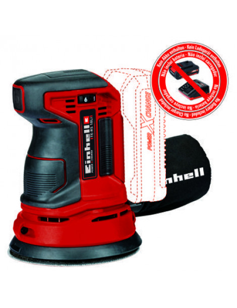 LIXADORA EXCÊNTRICA A BATERIA TE-RS 18 LI-SOLO REF:4462010 + STARTER KIT 2.5 AH EINHELL