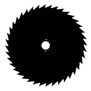 DISCO CORTE MATO 40DENTES FERRO AFIÁVEL 250MM