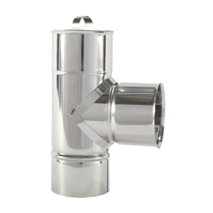 TE INOX 304 100MM C/TAMPA