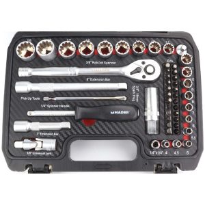 JOGOS AUTOCLAIR 1/4"-3/8" 52 PEÇAS MADER