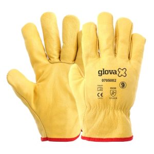 LUVAS TIPO CHEFE PELE BOVINO AMARELA