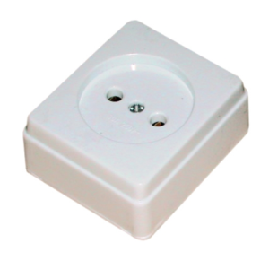 TOMADA QUADRADA EXT.S/TERRA 10X16AMP 250V REF.0910