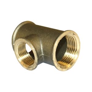 TE SIMPLES F.F LATÃO 3/4