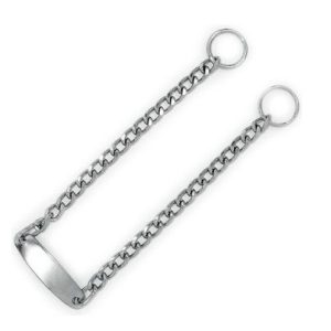 COLEIRA ARPPE CROMADA SIMPLES CHAPA 45CM