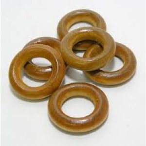 ARGOLA MADEIRA CASTANHO CLARO