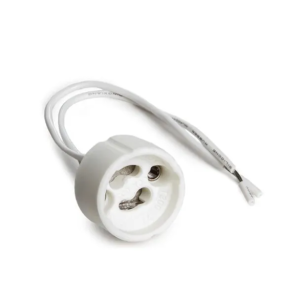 SUPORTE LAMPADA GU10-GZ10 T250  C/FIOS REF.ASSLD10