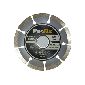 DISCO DIAMANTE 115MM SEGM.GERAL OBRA ECO PECFIX