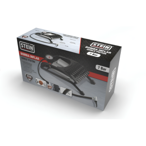 BOMBA PÉ STEIN C/MANÓMETRO 2TUBOS REF.14695