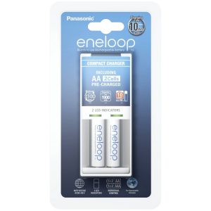 CARREGADOR 2 PILHAS PANASONIC