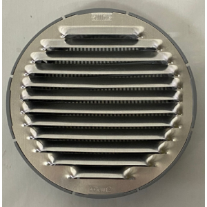 GRELHAS ALUMÍNIO VENTILADOR REDONDO 12CM NATURAL ALUMÍNIO AMIG REF.24731