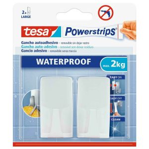 GANCHOS WATERPRO TESA POWERSTRIPS 2UNID.ATÉ 2KG