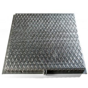 TAMPAS GALVANIZADAS POÇO 40X40