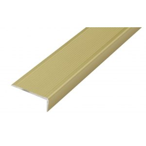 ÂNGULOS DE ESCADA OURO 40X15X2.5MM 1M