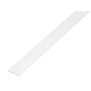 BARRAS DE ALUMÍNIO BRANCO 15X3MM 1M