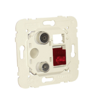 TOMADA MISTA R-TV RJ45 CAT 6UTP ESTRELA EFAPEL