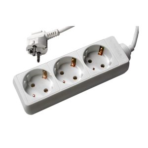 EXTENSÃO TRIPLA 3MT C/TERRA C/CABO REF.1303