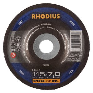 DISCOS REBARBAR RHODIUS 115X7MM PROLINE RS2