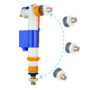 TORNEIRA BÓIA IVC100 OLI 3/8 ENTRADA LATERAL/INFERIOR
