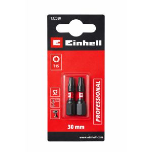 BITS 2PCS 30MM TORX T15 IMPACTO EINHELL