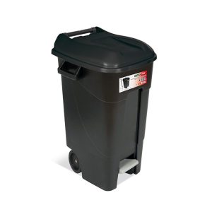 BIDÃO LIXO 120LT C/ RODAS E TAMPA TAYG