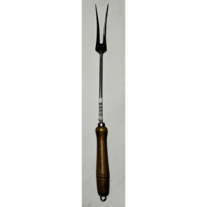 GARFO 35CM INOX CABO MADEIRA (CHURRASCO) REF.4407035