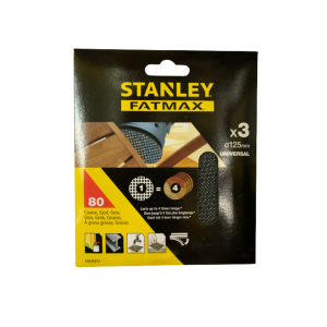 LIXA ORBITAL MALHA STANLEY 125 MM G.80